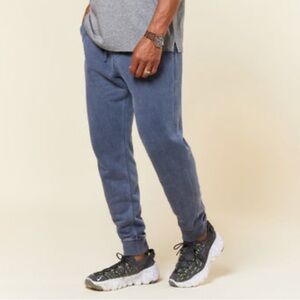 Outerknown Hemp Organic Cotton Sur Sweatpants Jogger Admiral Blue Athleisure-L